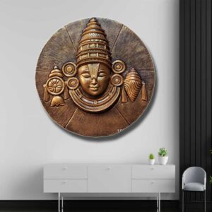 Balaji Fibre Wall Mural Size - 18" Inch x 18" Inch