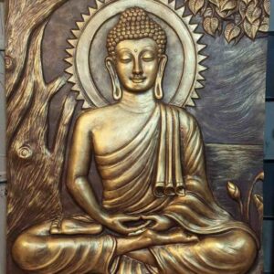 Budha Fibre Wall Mural Tree Design Size - 6ft height x 4ft width