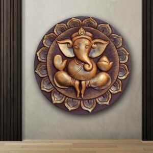 Ganesh Circle Design Size 22" Inches x 22" Inches
