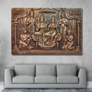 Ram darbar Fibre Wall Mural 4ft x 6ft